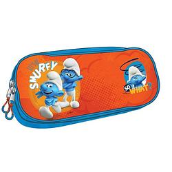 Foto van Arditex etui smurfen junior 23,5 x 10,5 cm polyester oranje