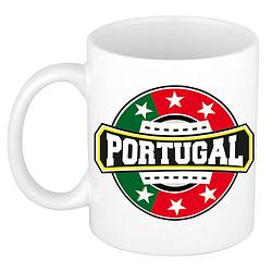 Foto van Portugal embleem mok / beker 300 ml - feest mokken