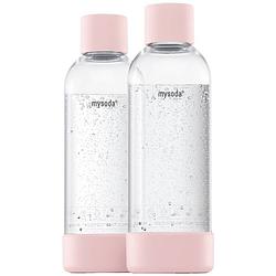 Foto van Mysoda pet-fles 1l bottle 2 pack pink pink