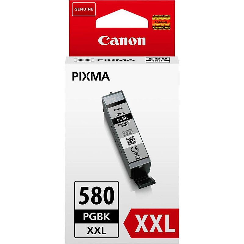 Foto van Canon cartridge pgi-580 pgbk xxl zwart