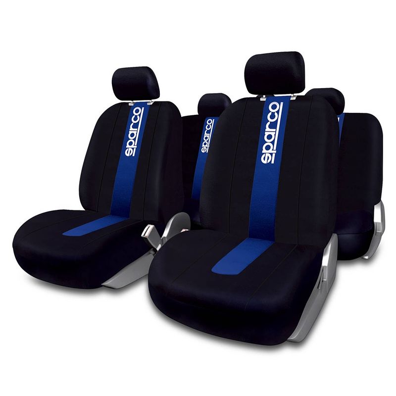 Foto van Autostoelhoes set sparco - blauw