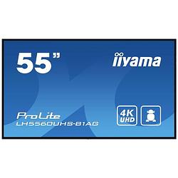 Foto van Iiyama prolite lh5560uhs-b1ag digital signage display energielabel: g (a - g) 139 cm 54.6 inch 3840 x 2160 pixel 24/7