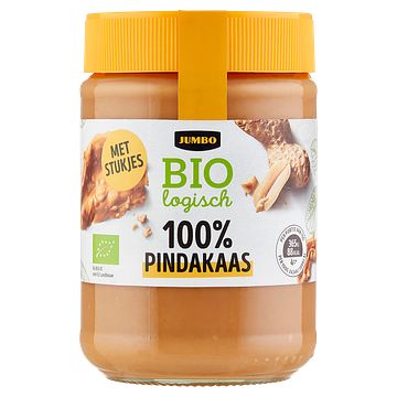 Foto van Jumbo biologisch 100% pindakaas 350g