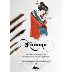 Foto van Kimono - artists's colouring book