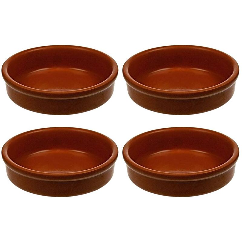 Foto van Cosy & trendy creme brulee schaaltjes terracotta ø 8 cm - 4 stuks