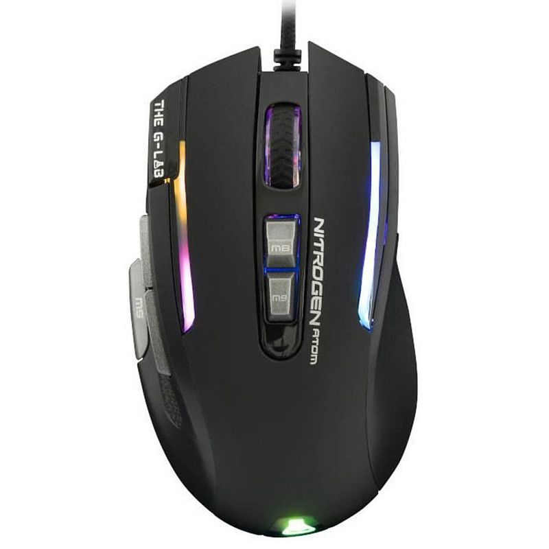 Foto van The g-lab rgb gaming mouse - 4800 dpi - programmeerbaar - zwart