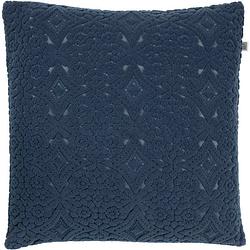 Foto van Dutch decor babet - kussenhoes donkerblauw 45x45 cm - blauw