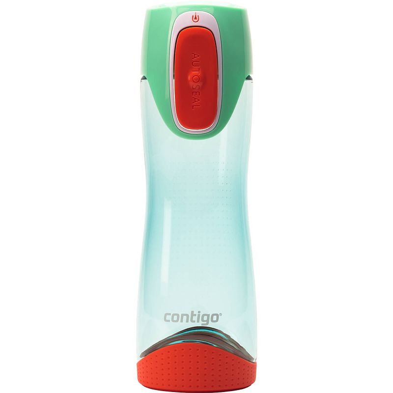 Foto van Contigo drinkfles swish junior 500 ml turquoise/oranje