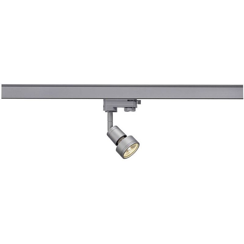 Foto van Slv puri 230v-railsysteem lamp gu10 zilver-grijs