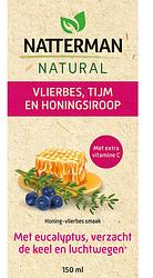 Foto van Natterman natural vlierbes tijm en honingsiroop