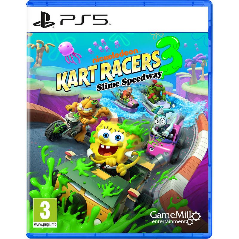 Foto van Ps5 nickelodeon kart racers 3 slime speedway