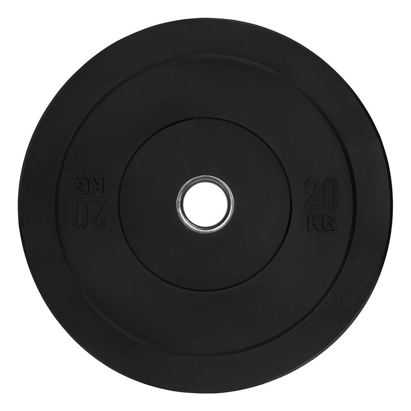 Foto van Ryzor halterschijf - 20 kg - rubber - zwart