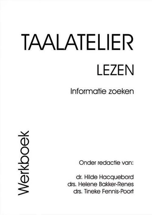 Foto van Taalatelier - i. stigter - hardcover (9789087080310)