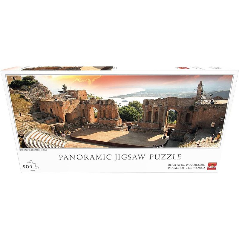 Foto van Goliath legpuzzel panoramic sicilië-taormina theater 504 stukjes