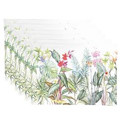 Foto van Haes deco - set van 6 placemats - 48x33 cm - 100% katoen - jungle botanics