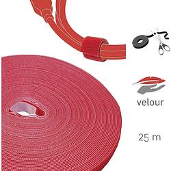 Foto van Label the cable pro 1260 19 inch klittenband rood