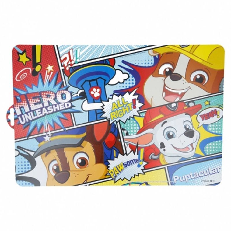 Foto van Placemat voor kinderen paw patrol 43 x 28 cm - placemats