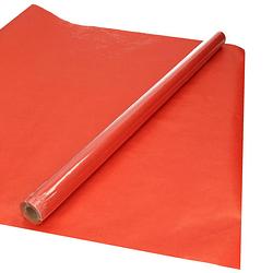 Foto van Inpakpapier/cadeaupapier - 1x rol - roodbruin - 70 x 200 cm - cadeaupapier