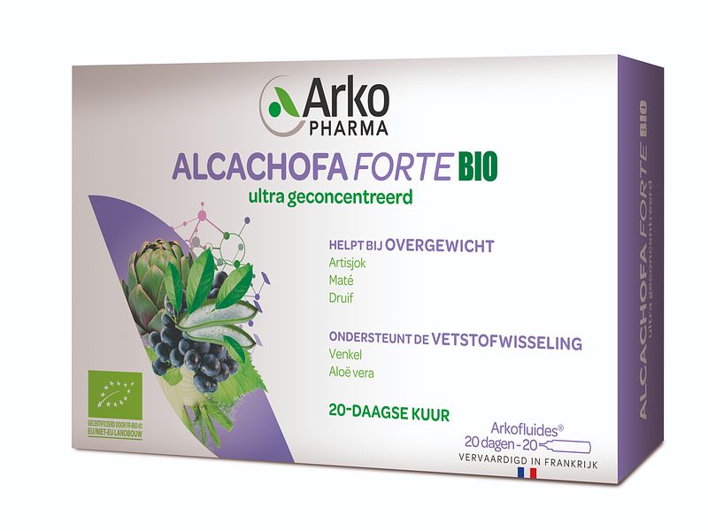 Foto van Arkopharma alcachofa forte bio drinkampullen