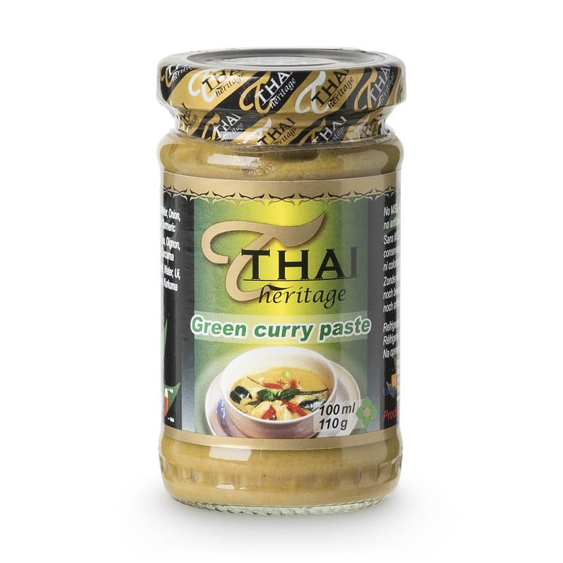 Foto van Thai heritage groene curry pasta - 110 g