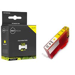 Foto van Inktmedia® -navulinkt - geschikt hp 364xl cb325ee inktcartridge geel hoge capaciteit - navul inkt - refill inkt