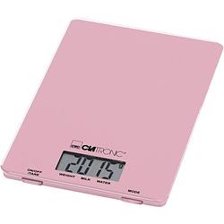 Foto van Clatronic kw 3626 lcd keukenweegschaal digitaal weegbereik (max.): 5 kg pink