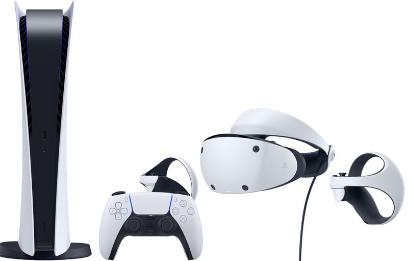 Foto van Playstation 5 digital edition + sony playstation vr2