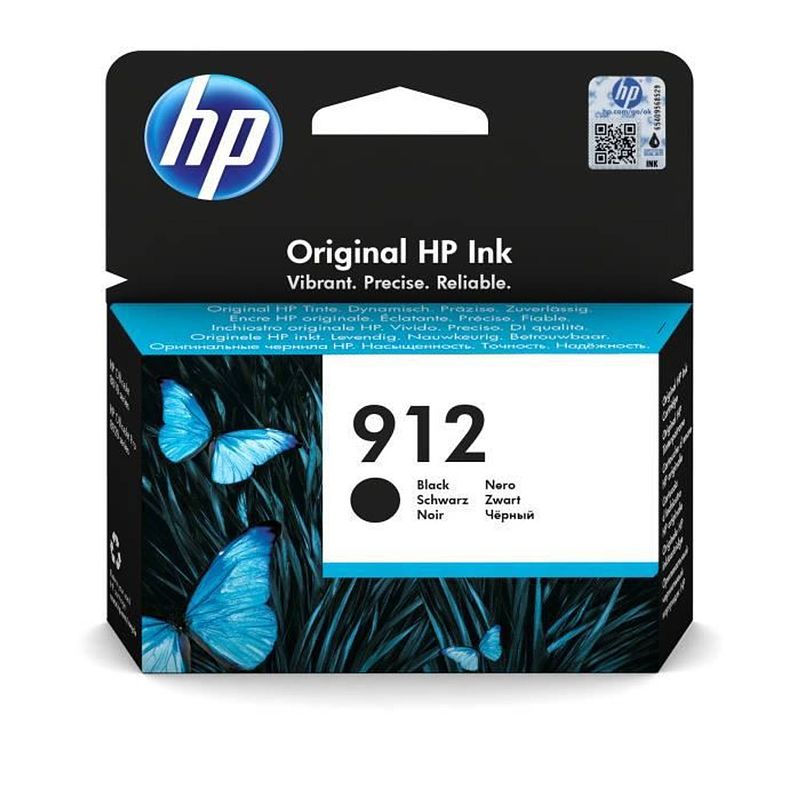 Foto van Hp 912 inkjet cartridge - zwart - inkjet - 300 pagina's