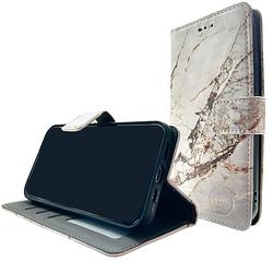 Foto van Hem stylish book case (geschikt voor s22) samsung s22 hoesje met 3 pasjesuitsnedes + fotovakje - portemonneehoesje -
