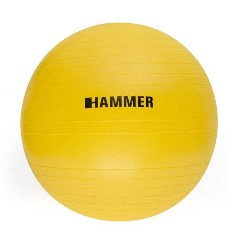 Foto van Hammer fitness - fitnessbal - ø 55 cm - geel