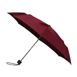 Foto van Opvouwbaar - handopening paraplu - stevig paraplu met diameter van 100 cm - donker rood