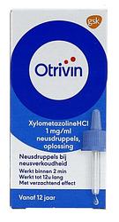 Foto van Otrivin xylometazoline hci 1 mg/ml neusdruppels bij een verstopte neus