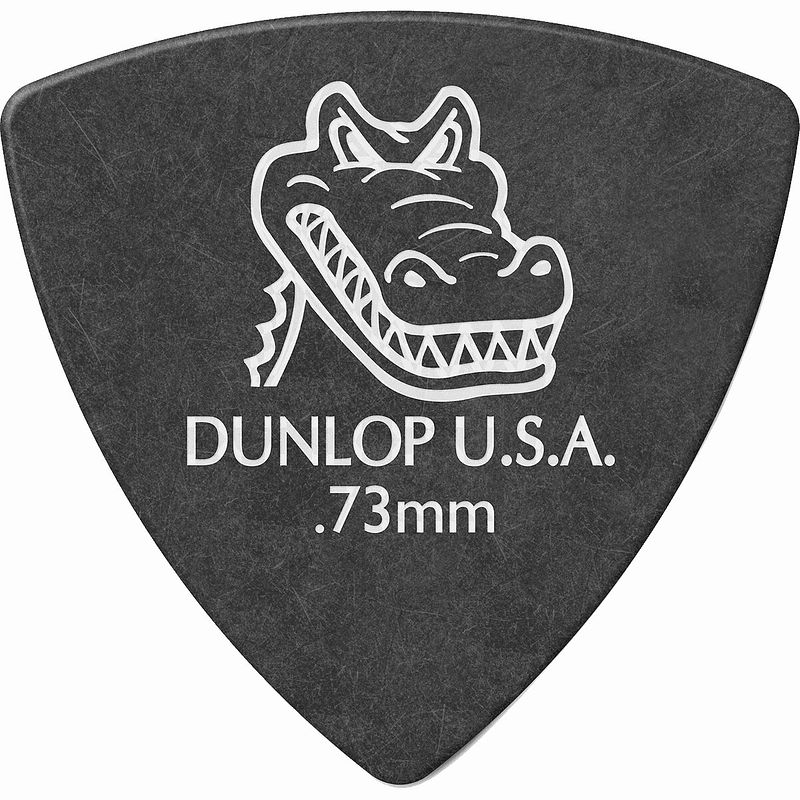 Foto van Dunlop 572r073 gator grip small triangle 0.73 mm plectrumset (36 stuks)