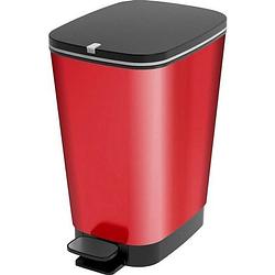 Foto van Kis pedaalemmer chic bin - 30 liter - rood