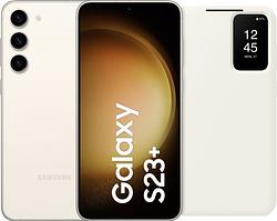 Foto van Samsung galaxy s23 plus 256gb creme 5g + clear view book case creme