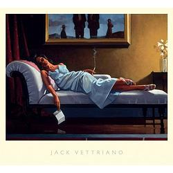 Foto van Jack vettriano - the letter kunstdruk 76x68cm