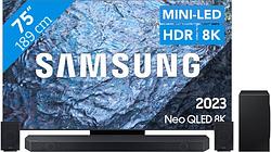 Foto van Samsung neo qled 8k 75qn900c (2023) + soundbar