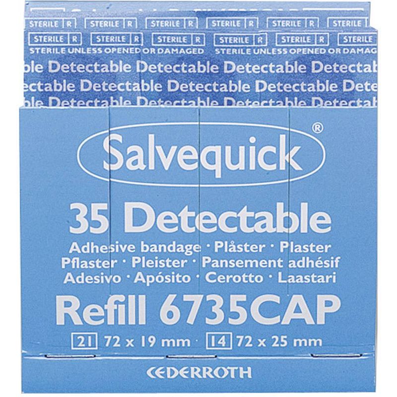 Foto van Söhngen 1009735 salvequick pleisterstrips detectekabel 6x 35 stuks