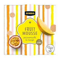 Foto van Jumbo fruitmousse passievrucht & mango 2 x 70g