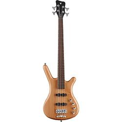 Foto van Warwick rockbass corvette basic 4-string natural transparent satin elektrische basgitaar met gigbag