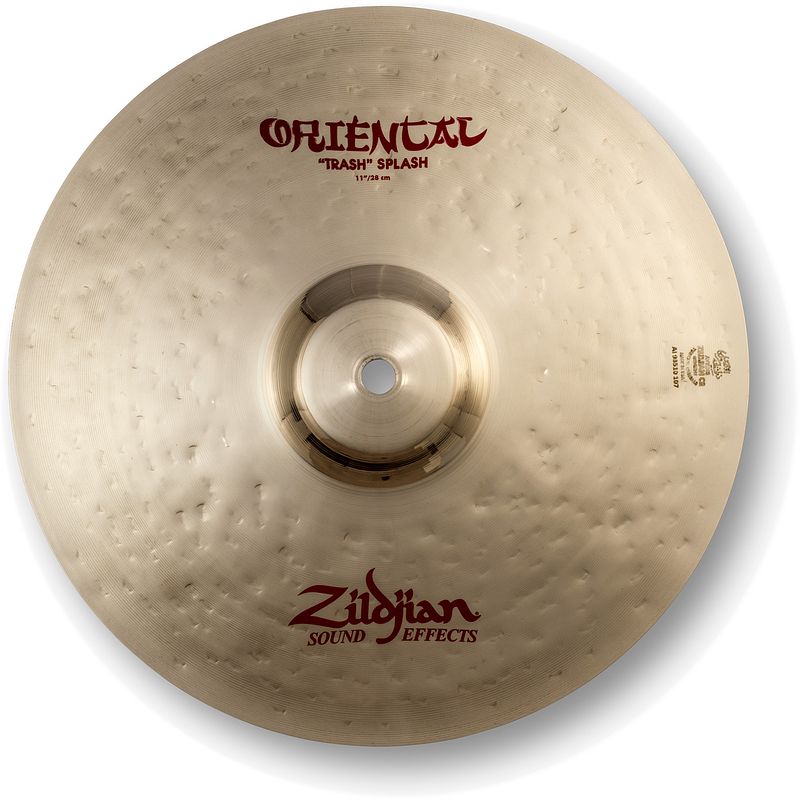 Foto van Zildjian oriental fx trash splash 11 inch splash bekken