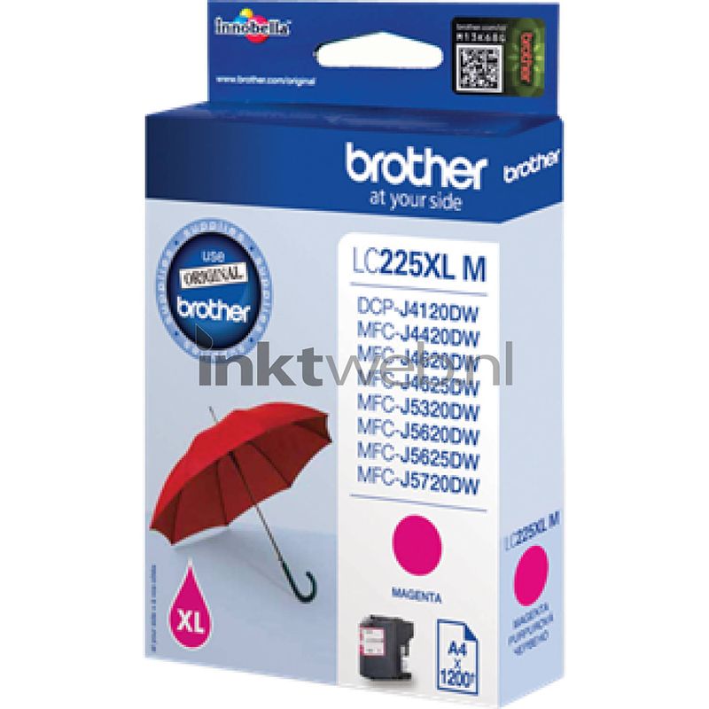 Foto van Brother lc-225xlm magenta cartridge