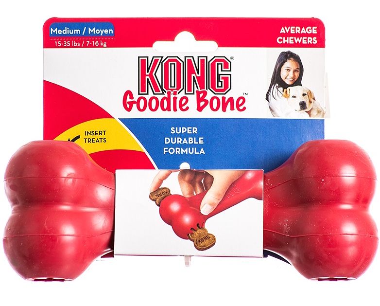 Foto van Kong goodie bone rood medium