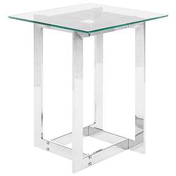 Foto van Beliani crystal - salontafel-zilver-glas