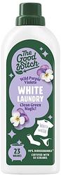 Foto van The good witch wild purple violets white laundry