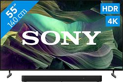 Foto van Sony bravia kd-55x85l (2023) + soundbar