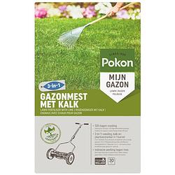 Foto van Pokon - 2 stuks gazonmest met kalk 30m2