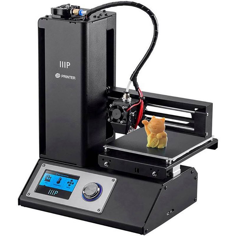 Foto van Monoprice select mini v2 3d-printer verwarmd printbed