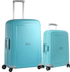 Foto van Samsonite s'cure spinner 55+69cm aqua blue kofferset