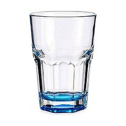 Foto van Glas rood paars blauw roze groen geel glas 285 ml